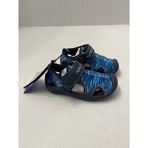 Nautical Toddler Boy’s Kettle Gulf Sandals Blue/Black Size 5 New With Tags
